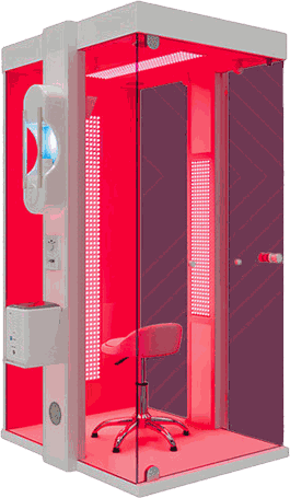 HaloRed O2 1-Person Recovery Booth